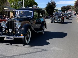 A view of the street parade